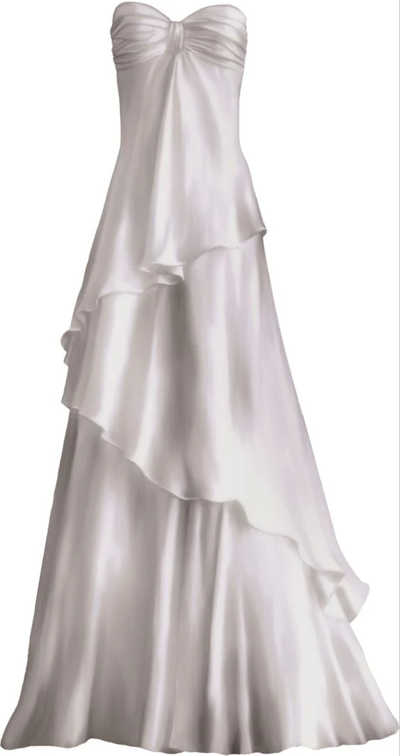 Niulatu Sweetheart Party Dress White Long Prom Dress Evening Dress HZ1007