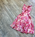 Niulatu Spaghetti Straps Sheath Short Prom Dresses, Floral Homecoming Dresses HZ1026