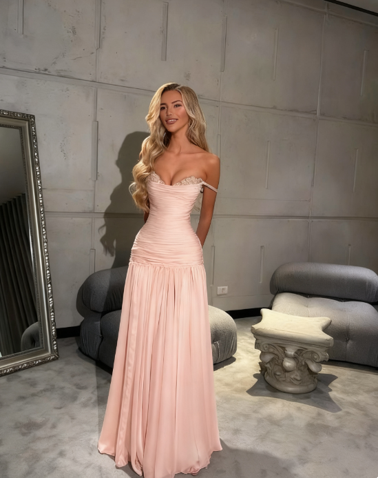 Niulatu Spaghetti Strap A-Line Tiffany Blue Long Prom Dresses Chiffon Sleeveless Formal Dresses Tiffany Blue Evening Dresses HZ1026