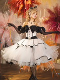 Niulatu Off-the-shoulder Ball Gown Tulle Short Birthday Dresses White Sweet Lolita Dresses HZ1026