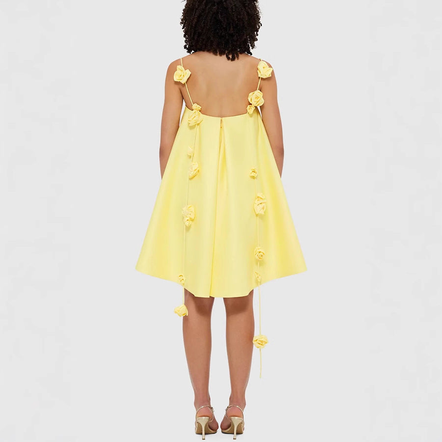 Niulatu Sling Dress In Spring/Summer 2025 INS Casually Relaxed Holiday Women's Dress SPCP