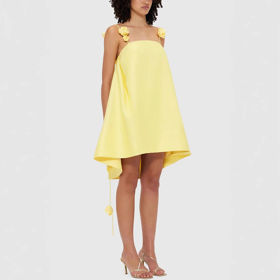 Niulatu Sling Dress In Spring/Summer 2025 INS Casually Relaxed Holiday Women's Dress SPCP