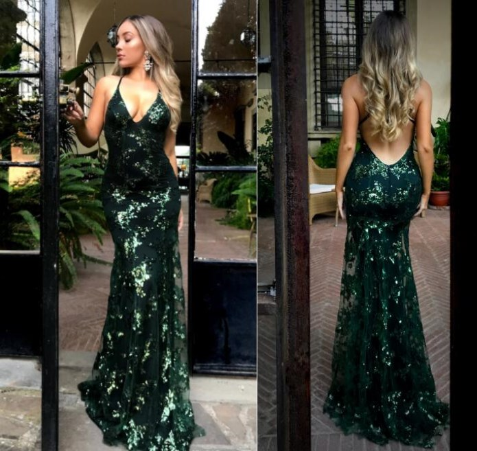 Niulatu sequin prom dress new design dress prom sparkly evening dress HZ1007