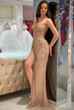 Niulatu Sweetheart A-line Prom Dress With Split Charming Evening Gown HZ1007