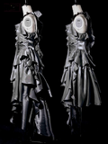 Niulatu High Low Irregular Spaghetti Straps Gray Short Prom Dresses Birthday Outfits SD490