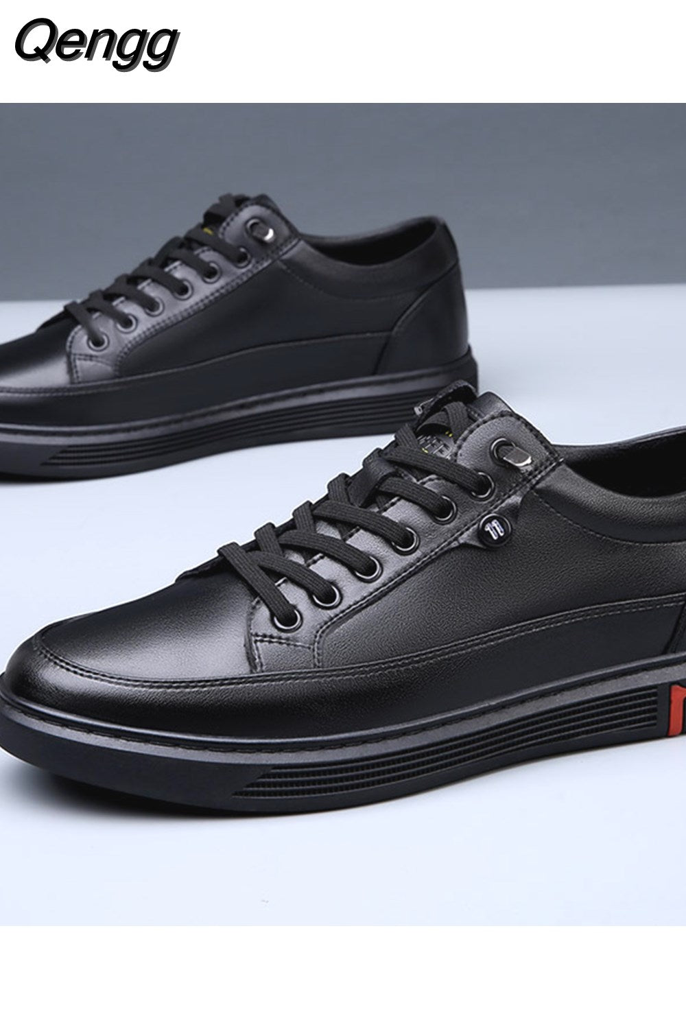 Niulatu Genuine Leather Shoes Men Footwear Soft Leather Mens Casual Shoes Flat Brand Male Footwear Black Brown A4906 DJSE