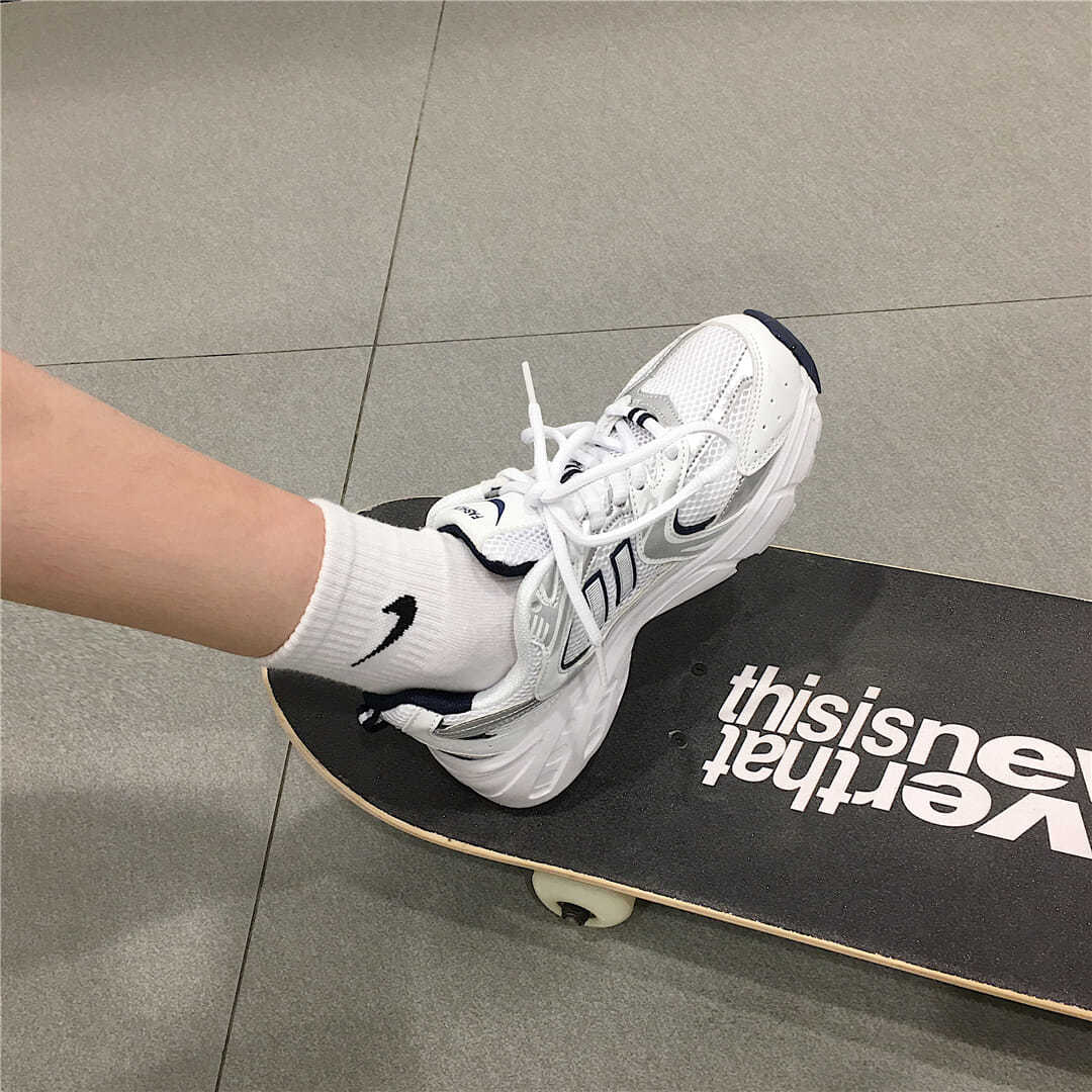 Niulatu Women Breathable PU Leather Sneakers Running Flat Shoes Sport Shoes Breathable Casual Shoes Women Chaussure Femme Sapatos DJSE