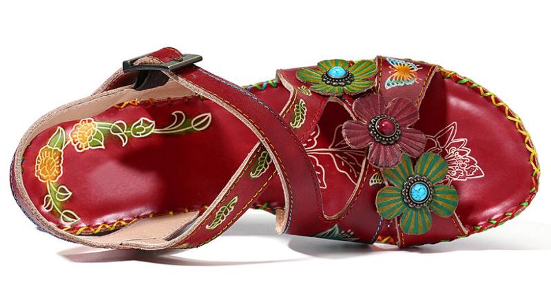 Niulatu Wedges Sandals Platform Shoes Fashion Unique Open Toe Women Sandals Soft Comfortable Walking Shoes for Women DJSE