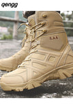 Niulatu Men Military Boots Combat Shoes 2025 High Quality Leather Special Force Tactical Desert Outdoor Shoes Ankle Booties For Man DJSE