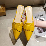 Niulatu and Summer Women's Sandals Chic Pointed High Heel Sandals Sexy Ladies Sandals Fashion Women's Shoes DJSE