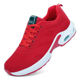 Niulatu Women's Fashion Air Cushion Sports Running Flat Soft Bottom Sneaker Mesh Breathable Casual Shoes for Women 2025zapatillas Mujer DJSE