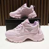 Niulatu Women Platform Chunky Sneakers Designers Fashion Brand Casual Shoes Woman Tennis Basket Female Summer Vulcanized Shoes 2025 DJSE