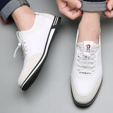 Niulatu Men Shoes fashion Genuine Leather Loafers Breathable Autumn comfortable Casual Shoes Outdoor Men Sneakers shoes tenis masculino DJSE