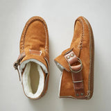 Niulatu Women Ankle Boot Autumn Woman Winter Plush Warm Boots Female Sewing Flats Women's Shoes Ladies Fashion Buckle Footwear Big Size DJSE