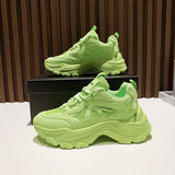 Niulatu Women Platform Chunky Sneakers Designers Fashion Brand Casual Shoes Woman Tennis Basket Female Summer Vulcanized Shoes 2025 DJSE
