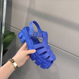 Niulatu Women Sandals Platform Ladies Shoes Women Buckle Strap 2025 Summer Fashion Designer Female Sandals Sandalias Mujer DJSE