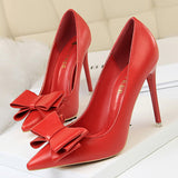 Niulatu Shoes Bow-knot Pumps Women High Heels 2025 Fashion Women Heels Lady Stiletto Shoes Wedding Shoes Classic Pumps Footwear DJSE