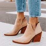 Niulatu Women's Boots Ladies Autumn Shoes Pointed Toe High Heels Zipper Pumps Femininas 2025 Fashion Woman Short Ankle Booties DJSE