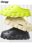 Niulatu Chunky Platform Slippers for Women 2025 Summer Comfortable Soft Sole Pillow Slides Sandals Wman Non-Slip Beach Shoes DJSE