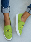 Niulatu anime flat shoes women 2025 new round toe shallow canvas shoes plus size women shoes casual sneakers zapatos para mujer DJSE