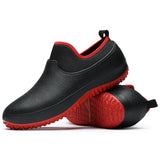 Niulatu New Men Shoes Kitchen Working Shoes Breathable Non-slip Waterproof Chef Shoes Casual Flat Work Shoes Water Shoes Rain Boots DJSE