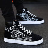 Niulatu of High-top Shoes Student Men's Shoes 2025 New Casual All-match Canvas Shoes Men Shoes Fashion Trend Sports Shoes DJSE