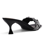 Niulatu Women¡¯s Stilettos Heels Open Square Toe Comfort Low Kitten Heels Sexy Dress Pumps Sandals Party Daisy Shoes Woman DJSE