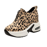 Niulatu Quality Fashion Women Slip On Studded Rivets Increasing Height Female Walking Mujer Zapatos Plimsolls Casual Flat Shoes DJSE