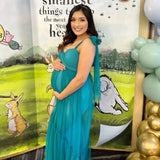 Niulatu maternity dress with bow maternity evening dress photo photo daily HZ1007