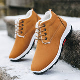 Niulatu Snow Boots Comfortable Warm Boots Ankle boots Wear-resistant Cotton Shoes Men snow boots velvet Ankle boots DJSE