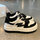 Niulatu Women's Sneakers Korean Spring New 2025 Platform Flat Casual Canvas Sports Shoes Vulcanize Tennis Basket Lolita Fashion DJSE