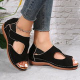 Niulatu Women Wedges Sandals Platform Shoes Summer Outdoor Peep Toe Ladies Female Beach Plus Size Footwear Roman New Sandalias 2025 DJSE