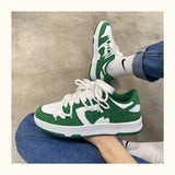 Niulatu Men Women Skateboard Sneakers Fashion Trainers Womens Chunky Dunk Sneakers Korean Tenis Female Lace Up Casual Shoes DJSE