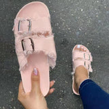 Niulatu Shoes Women Comfortable Sandals Ladies Slip-On Wedge Sandals Sports Beach Walk Shoes Summer Fashion Denim Casual Sandalias DJSE