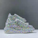 Niulatu Goods Thick-soled Platform Shoes 2025 New Popular Rhinestone Sports Fried Street Daddy Shoes Female Ins Tide DJSE