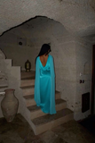Niulatu One Shoulder Long Prom Dress Satin Evening Gown HZ1007