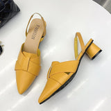 Niulatu and Summer Women's Sandals Chic Pointed High Heel Sandals Sexy Ladies Sandals Fashion Women's Shoes DJSE