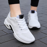 Niulatu Women Fashion Outdoor Women Casual Shoes Flat Women's Sneakers Trainers Lace-up Mesh Sneakers Walking Shoes Woman Mujer DJSE