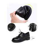 Niulatu Women Brogue Shoes Oxford Flats Autumn Spring Woman Full Black Office Ladies Female Derby Shoes DJSE