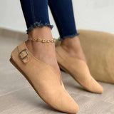 Niulatu Comfort Pointed Toe Suede Women Flats Shoes Woman Sneakers Summer Fashion Casual Shoes Women Loafers Zapatos Mujer Plus DJSE