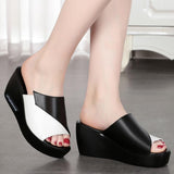 Niulatu Flops 2025 Women Beach Wedges Slippers Summer Gladiator Sandals Women Casual Shoes Woman Platform Flip Flops DJSE