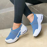 Niulatu Women's Shoes 2025 Zapatillas Mujer Fashion Mesh Casual Shoes Platform Wedge Sneakers Plus Size Flat Sports Zapatillas Sneakers DJSE