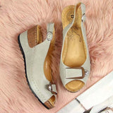 Niulatu Retro Wedges Summer Wedge Sandals Female Casual Sewing Women's Shoes Comfortable Ladies Sandalias Plus Size 2025 DJSE