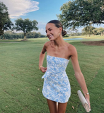 Niulatu Dresses Strapless Short Homecoming Dresses HZ0113