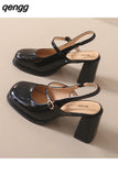 Niulatu Non-slip Round Toe Sandals Shoes Ladies Casual Summer Slingbacks Beach Elegant Shoes Korean Party Shoes Woman Design DJSE