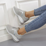 Niulatu Women Breathable Casual Shoes Outdoor Light Sports Shoes Casual Walking Platform Ladies Sneakers Zapatos Muje DJSE