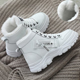Niulatu Women Winter Boots Ankle Boots Woman Platform Plush Sneakers Ladies Snow Boots Non Slip Shoes New Casual Boots Female DJSE
