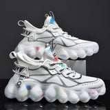 Niulatu Men Sneakers Fashion Thick Bottom Running Shoes for Men Breathable Sports Shoes Comfortable Walking Shoes High Quality DJSE
