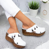 Niulatu Puimentiua New Women Sandals Summer Platform Shoes For Woman High Heel Sandals Summer Shoes Sewing Retro Toeless Sandalia DJSE