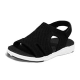Niulatu Women Shoes Summer 2025 Fish Flying Velcro Women Casual Sandals Comfort Flat Sneaker Sandals Women's Size 43 Zapatillas Muje DJSE